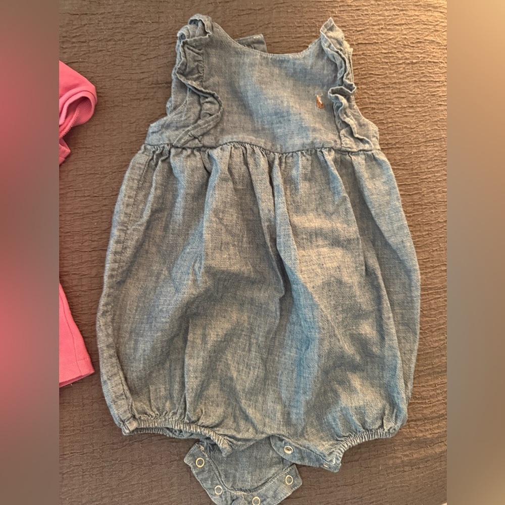 Baby 6 months girl Polo Ralph Lauren onesies Bundle - Picture 3 of 3